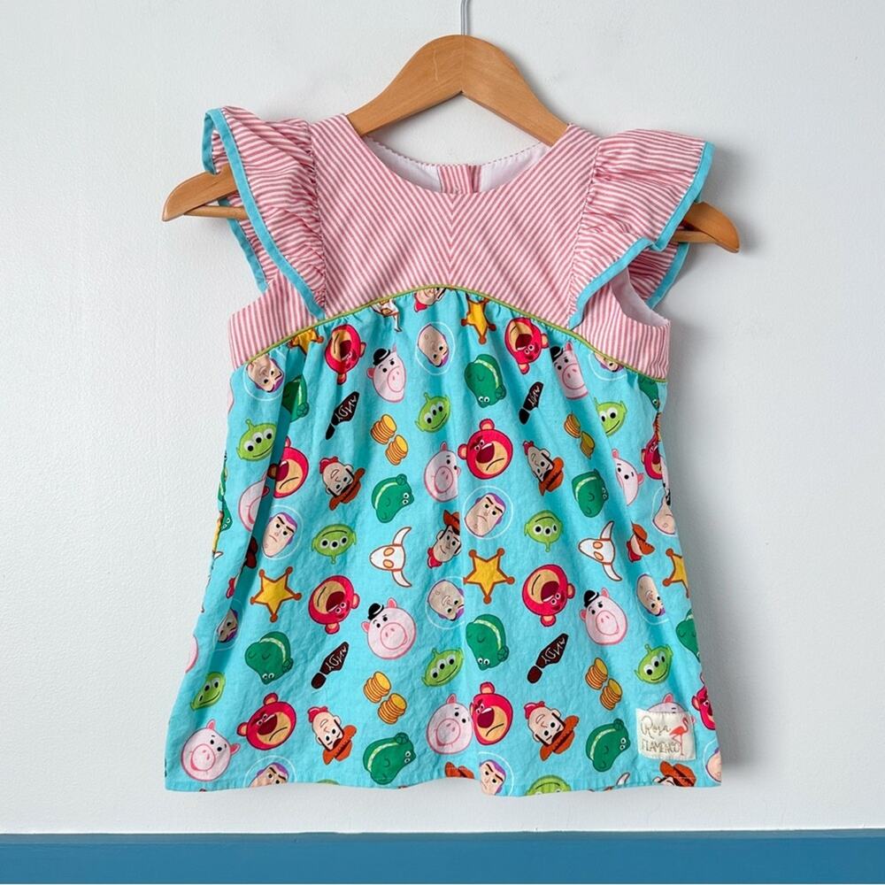 Rosa Flamenco Toy Story Dress Size 8 Girls